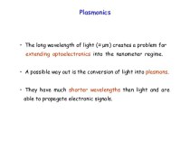 Plasmonics