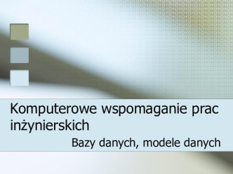 W3-bazy i hurtownie danych