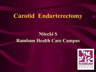 Carotid Endarterectomy