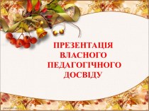 Індивідуалізація пізнавальної діяльності молодших школярів