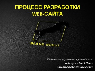 Процесс разработки web-сайта