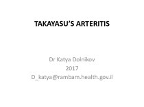 Takayasu’s arteritis