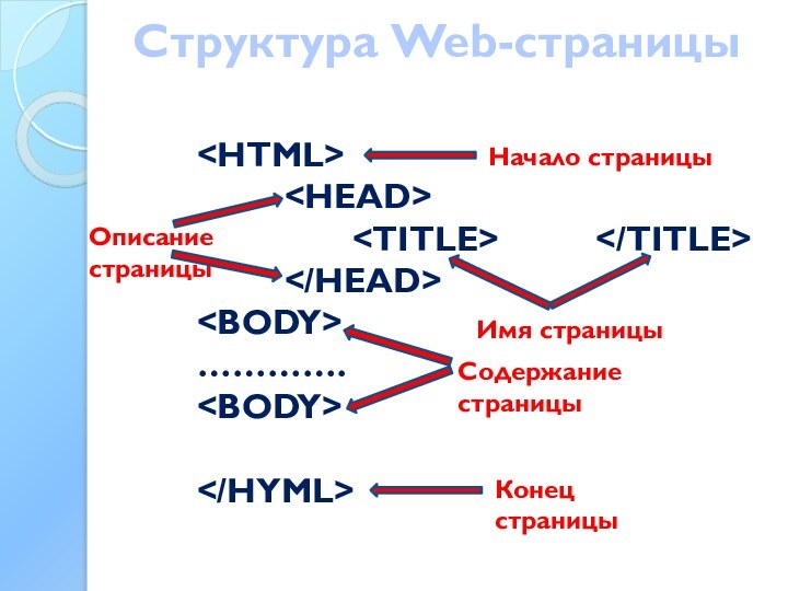 Структура Web-страницы