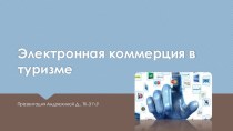 Электронная коммерция в туризме