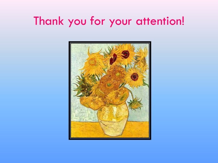 Thank you for your attention!