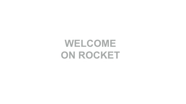 WELCOMEON ROCKET