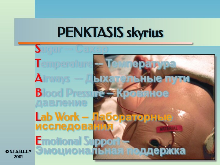 PENKTASIS skyriusSugar -- СахарTemperature -- ТемператураAirways -- Дыхательные путиBlood Pressure – Кровяное