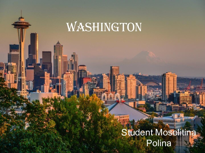 WashingtonStudent Mosolitina Polina