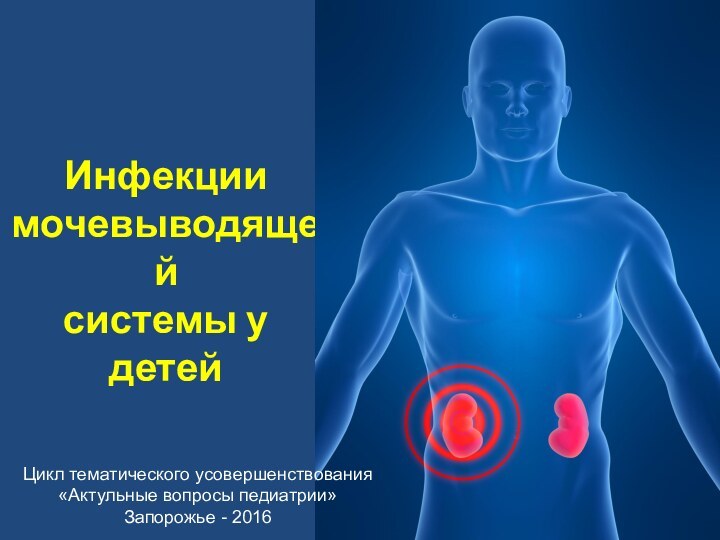 Инфекции мочевыводящей системы у детейЦикл тематического усовершенствования «Актульные вопросы педиатрии»Запорожье - 2016