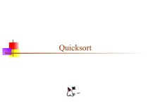 Quicksort