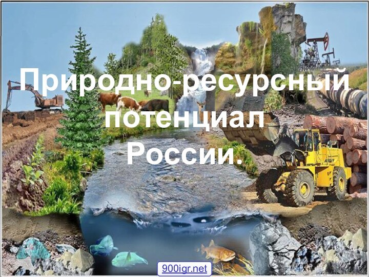 Природно-ресурсный потенциал  России.