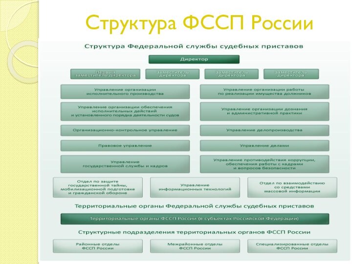 Структура ФССП России