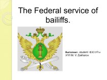 The federal service of bailiffs