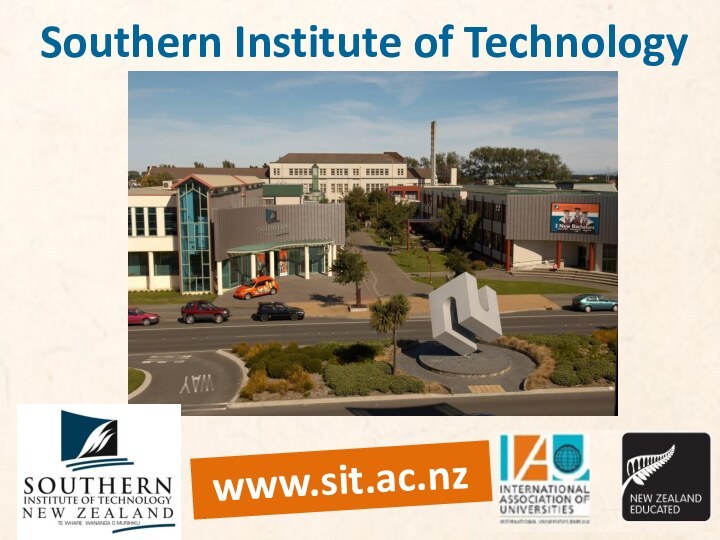 www.sit.ac.nzSouthern Institute of Technology