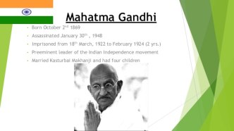 Mahatma Gandhi