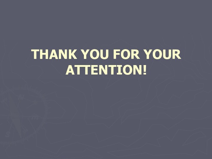 THANK YOU FOR YOUR ATTENTION!