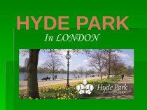 Hyde Park in London