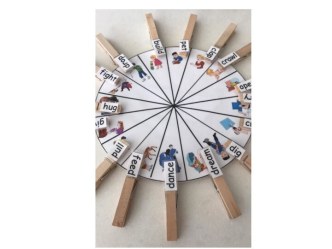 Wheel of verbs games