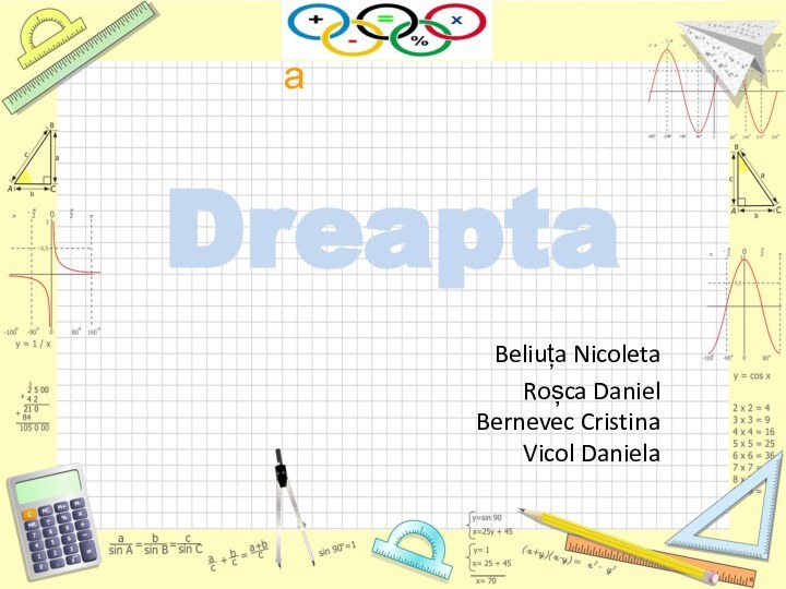 DreaptaBeliuța NicoletaRoșca Daniel Bernevec Cristina Vicol Daniela