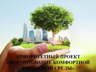 Приоритетный проект Формирование комфортной городской среды