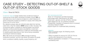 Detecting out-of-shelf & out-of-stock goods