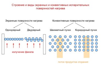 Строение и виды экранных и конвективных испарительных поверхностей нагрева