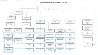 Организационная структура Зеленый квартал