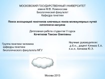 Поиск ассоциаций генотипов ключевых генов молекулярных путей патогенеза мигрени