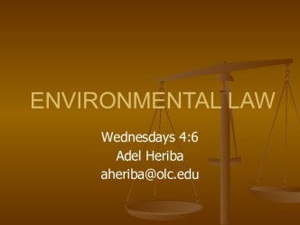 Environmental law