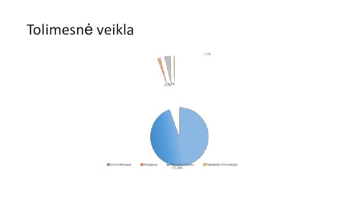 Tolimesnė veikla