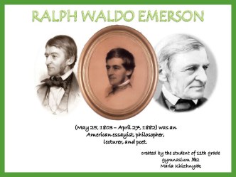 Ralph Waldo Emerson