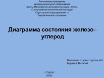 Диаграмма состояния железо–углерод