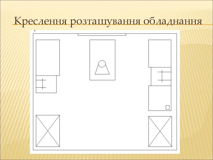 Креслення розташування обладнання