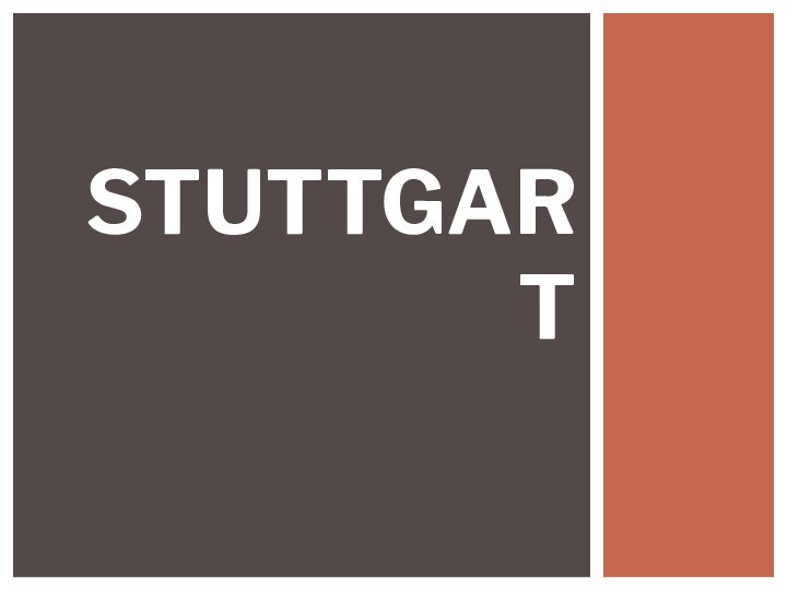 STUTTGART