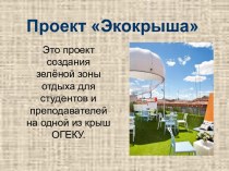 Проект Экокрыша