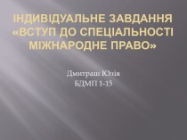 Суб'єкти сучасного міжнародного права та їх характеристика