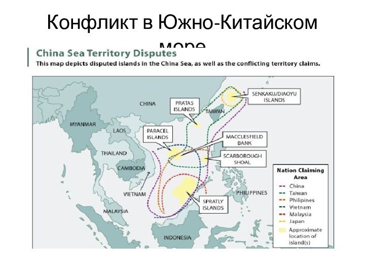 Конфликт в Южно-Китайском море