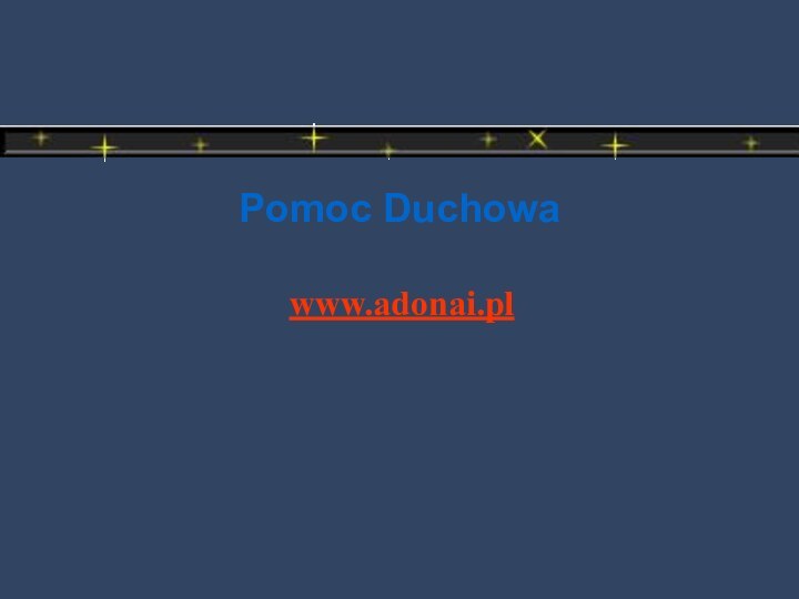 Pomoc Duchowa www.adonai.pl