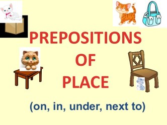 Prepositions of Place