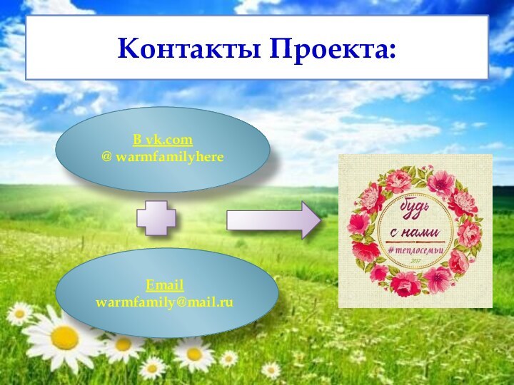 Контакты Проекта:В vk.com @ warmfamilyhereEmailwarmfamily@mail.ru