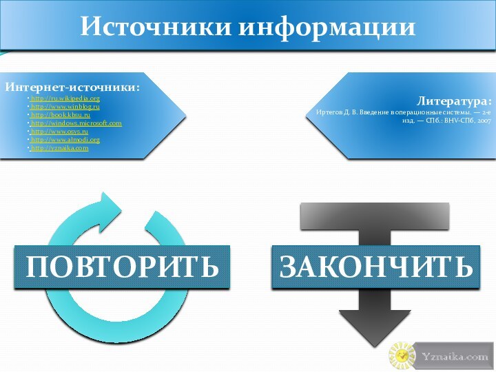 Источники информации