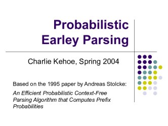 An efficient probabilistic context-free. Parsing algorithm that computes prefix probabilities