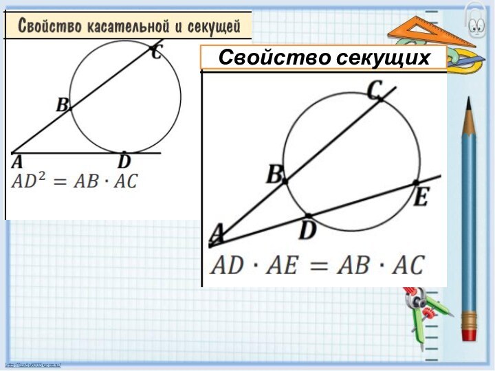 Свойство секущих