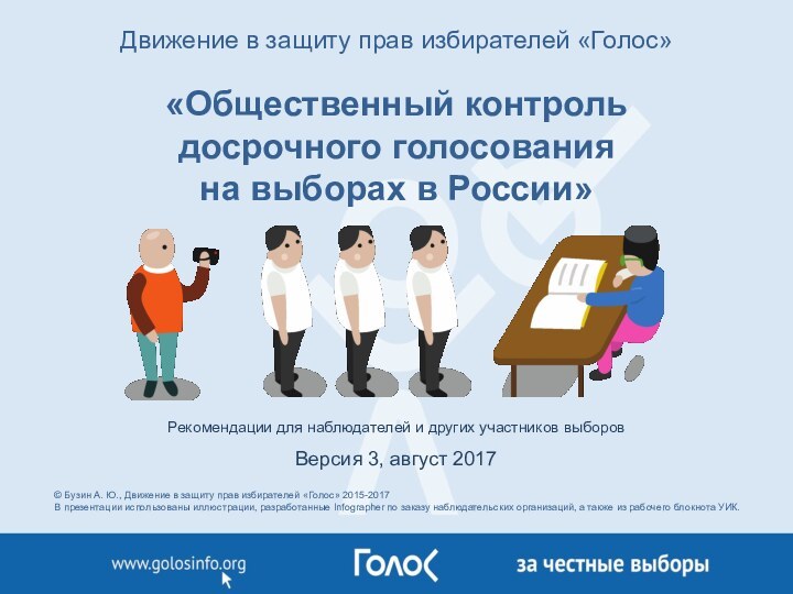 © Бузин А. Ю., Движение в защиту прав избирателей «Голос» 2015-2017 В