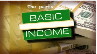 Basic income. The party
