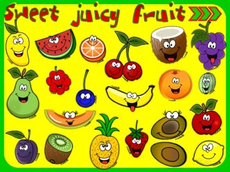 Sweet juicy fruit. Game