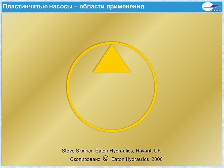 Flügelzellenpumpen - Typische AnwendungenСкопировано © Eaton Hydraulics 2000Steve Skinner, Eaton Hydraulics, Havant,