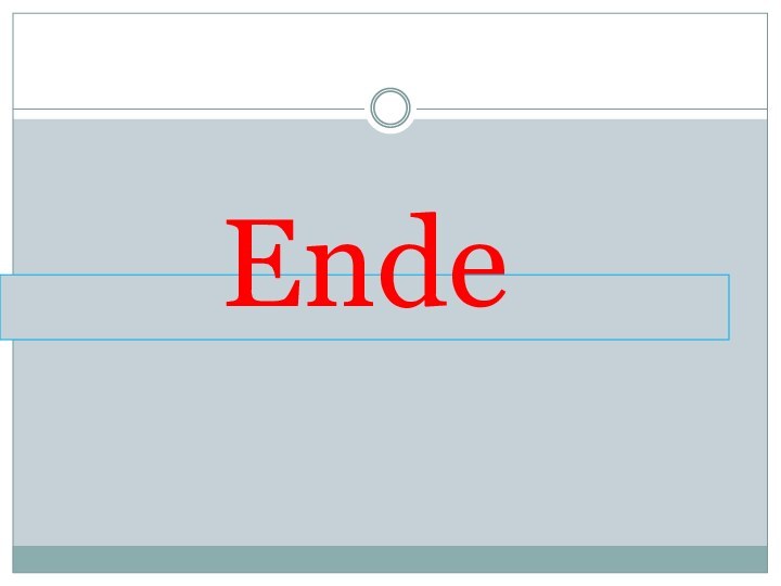 Ende