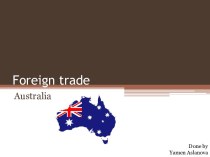 Foreign trade