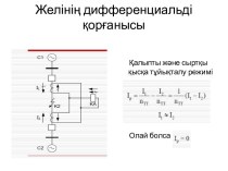 Желінің дифференциальді қорғанысы Желінің дифференциаль бойлық қорғанысы